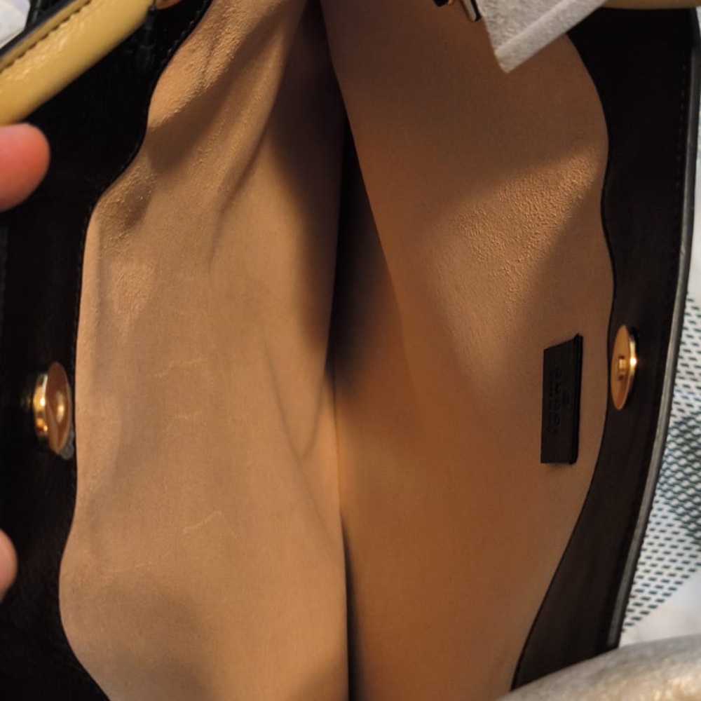 Gucci Zumi Striped leather tote bag - Picture 7 of 8